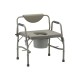 NOVA Heavy Duty Commode with Drop-Arm & Extra Wide Seat